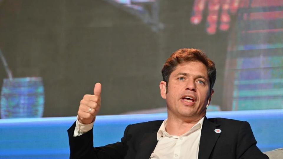 Axel Kicillof fue uno de los gobernadores que dijo presente en el Congreso del PJ