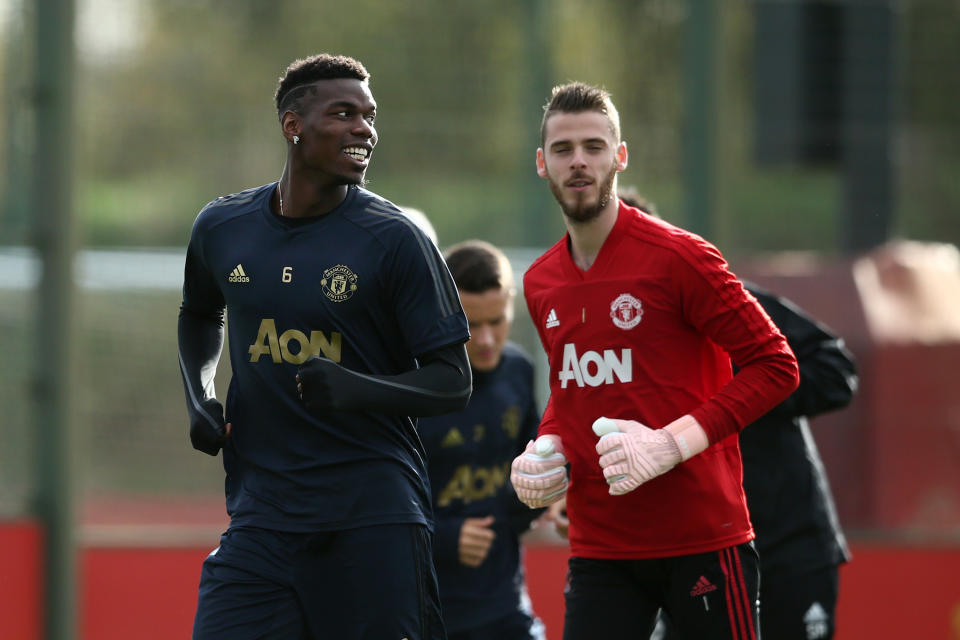 Paul Pogba and David de Gea could be on their way.