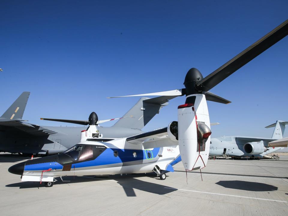 Leonardo AW609 Tiltrotor Dubai Airshow 2021