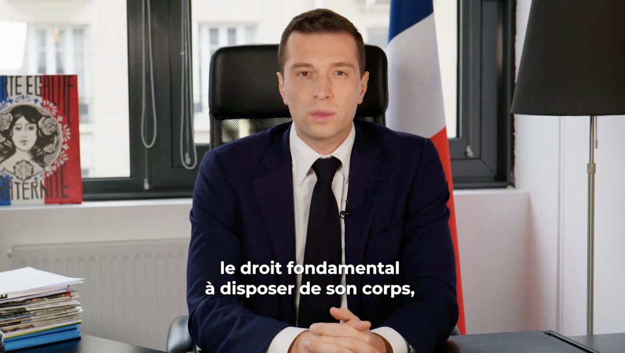 Jordan Bardella dans une vidéo postée sur les réseaux sociaux le 17 juin 2024.