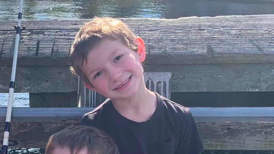 Dominick Krankall’s sister said he enjoys playing outdoors, riding bicycles and going fishing. “Now he has to lay in bed for MONTHS until he’s even able to walk outside again. It breaks my heart over and over again,” she wrote (Go Fund Me)