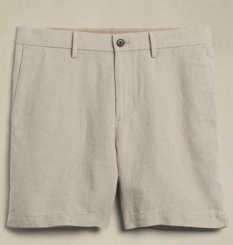 Lino 7" Linen Short