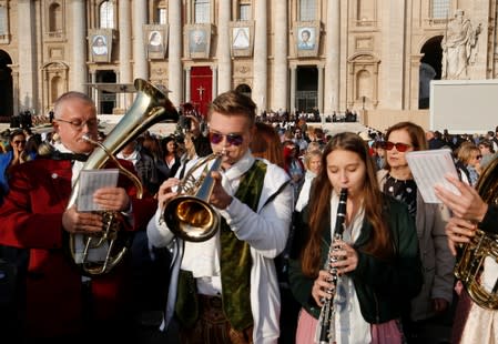 Mass for the canonisation of five persons at the Vatican