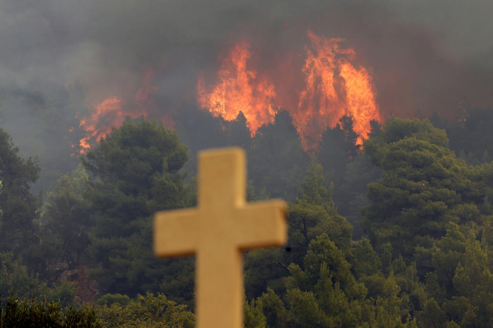 Wildfire in Greece