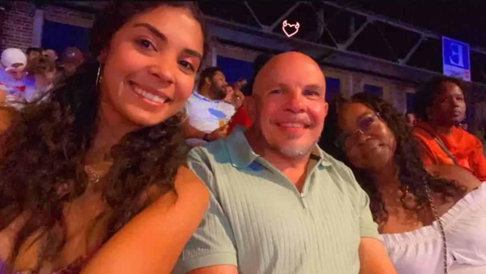 Ciara Gilliam with her parents, Robert and Karletha (Fox News)
