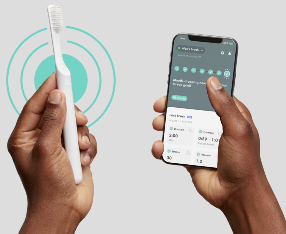 Quip Smart Electric Toothbrush is available now. Image courtesy of quip.