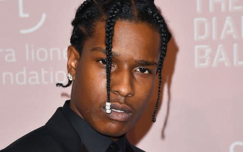 ASAP Rocky has been charged in Sweden for assault - Credit: AFP