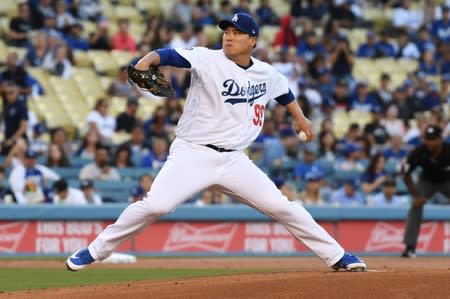 MLB: Miami Marlins at Los Angeles Dodgers