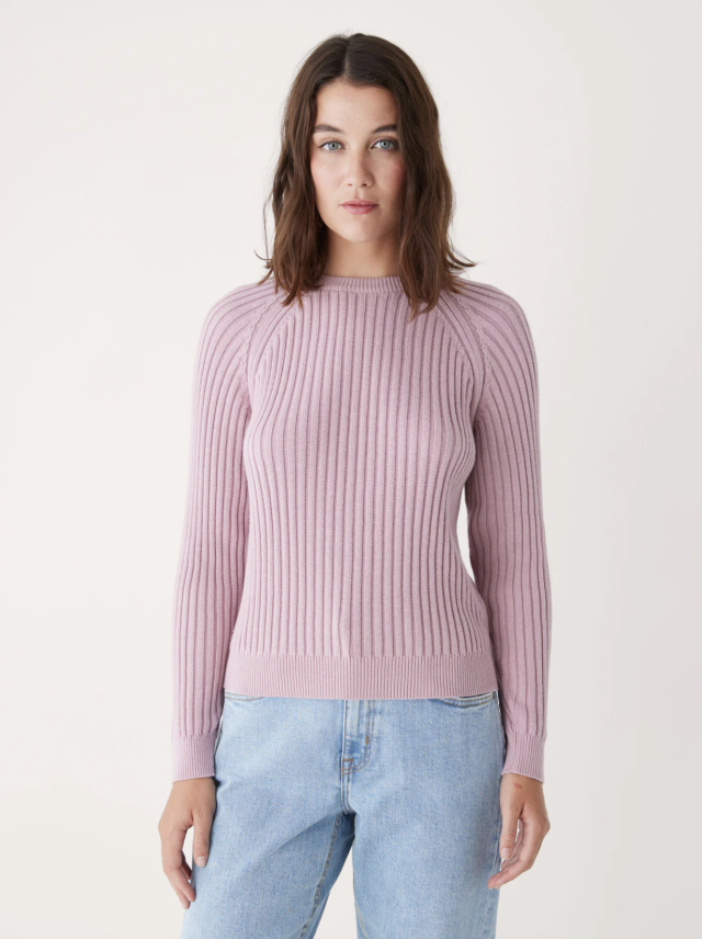 The Long Sleeve Ribbed Top in Black – Frank And Oak Canada