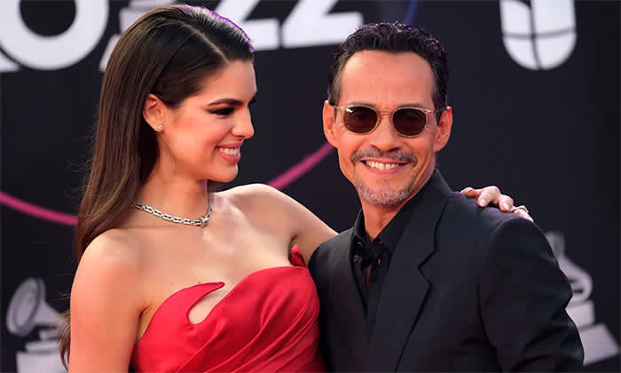 Marc Anthony y Nadia Ferreira