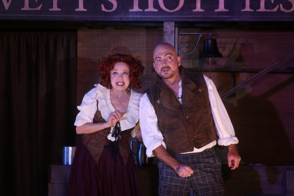 Springfield Contemporary Theatre Managing Director Rick Dines, right, performs in the theatre company's production of "Sweeney Todd" during the 2022-2023 season. Dines is stepping down from the organization on March 15, 2024.