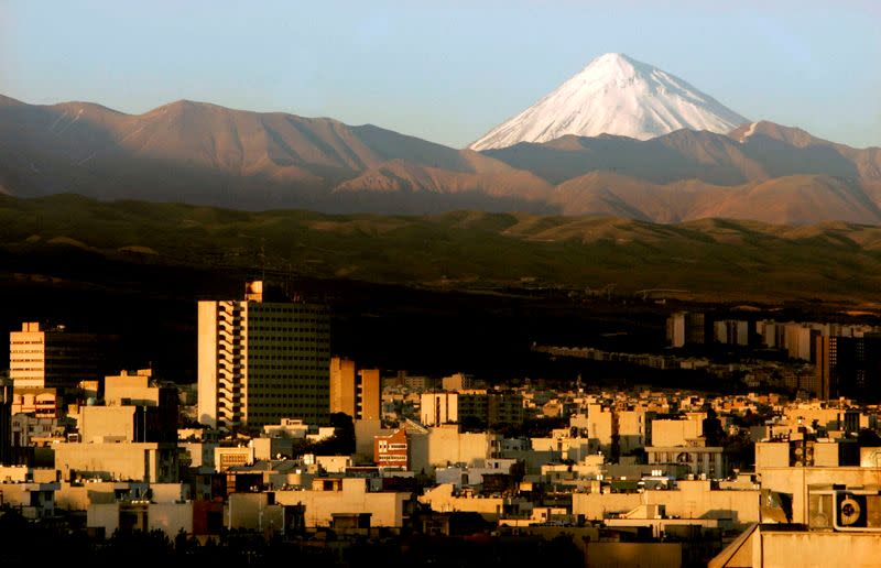 FILE PHOTO: The Damavand summit in the northeast of Tehran