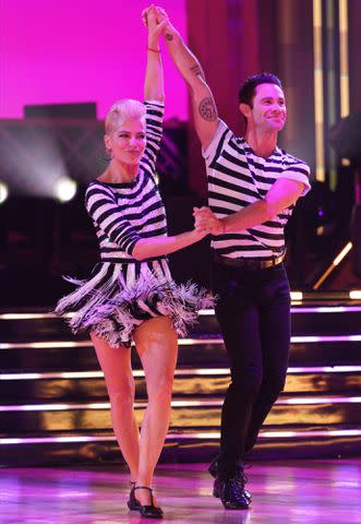 ABC/Christopher Willard Selma Blair and Sasha Farber on 'Dancing with the Stars'