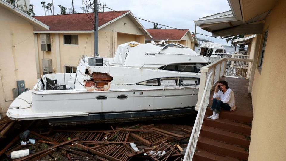 Destrozos en Florida causados por Ian