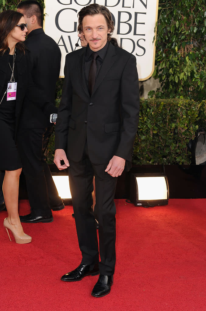 John Hawkes arrives at the 70th Annual Golden Globe Awards at the Beverly Hilton in Beverly Hills, CA on January 13, 2013.