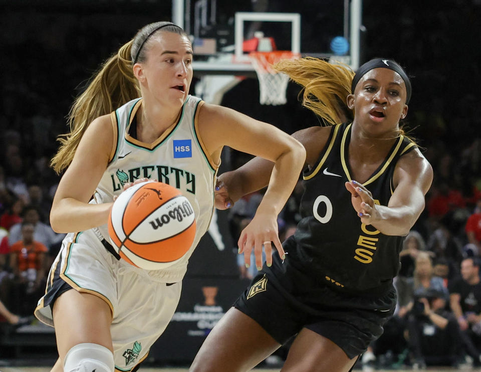Sabrina Ionescu and the New York Liberty won the WNBA's Commissioner's Cup on Tuesday. 