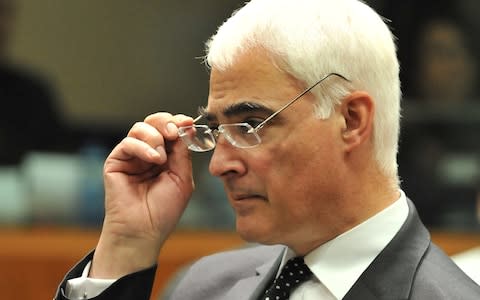 Alistair Darling, the former leader of the Better Together campaign - Credit: AFP