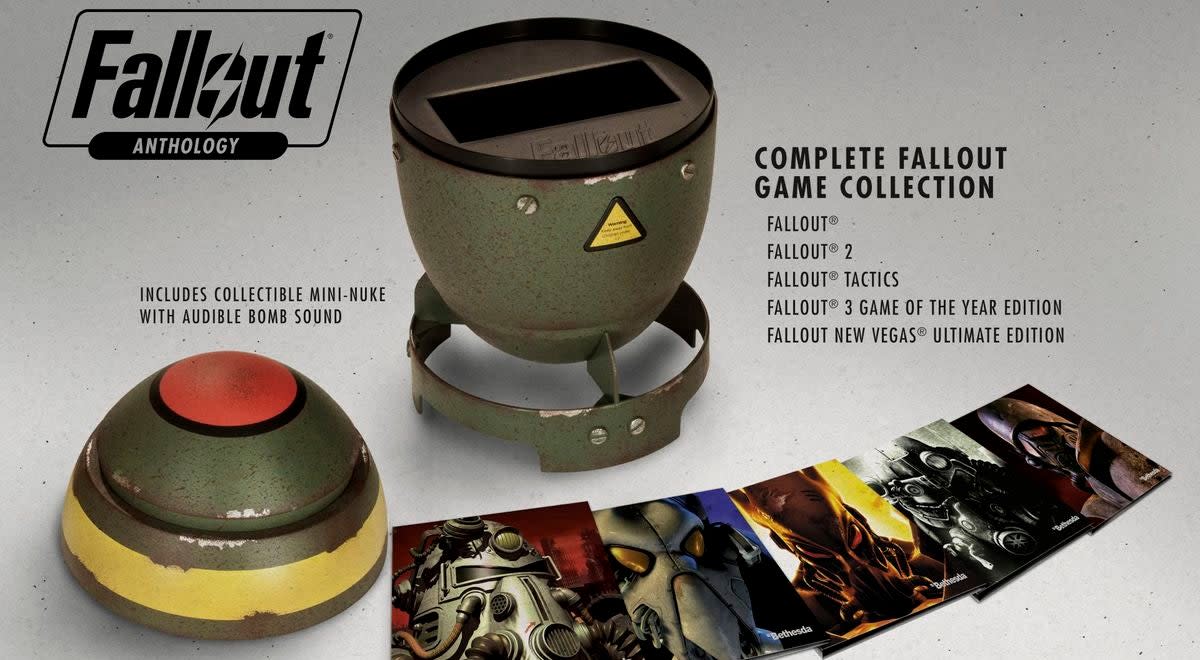 The Fallout collection comes inside a cool mini-nuke (Bethesda)