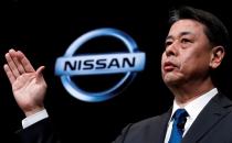 FILE PHOTO: Nissan Motor's CEO Makoto Uchida speaks at a news conference in Yokohama