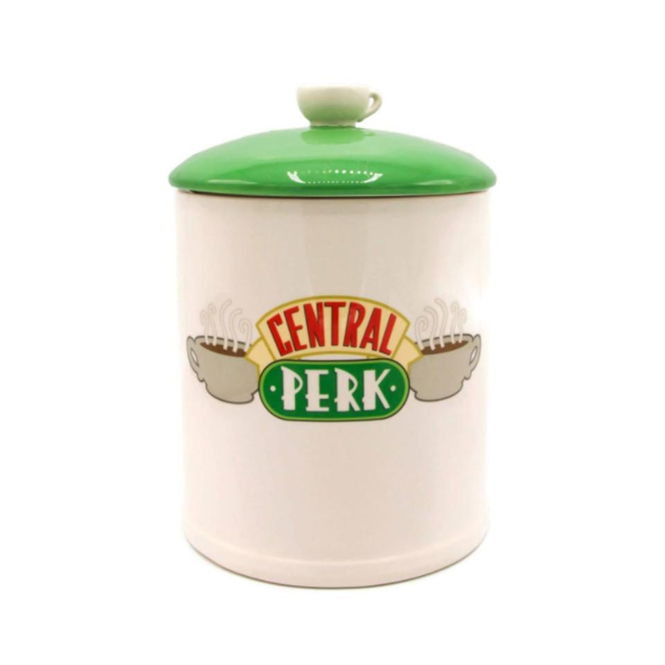 10) Silver Buffalo Friends Central Perk Ceramic Jar