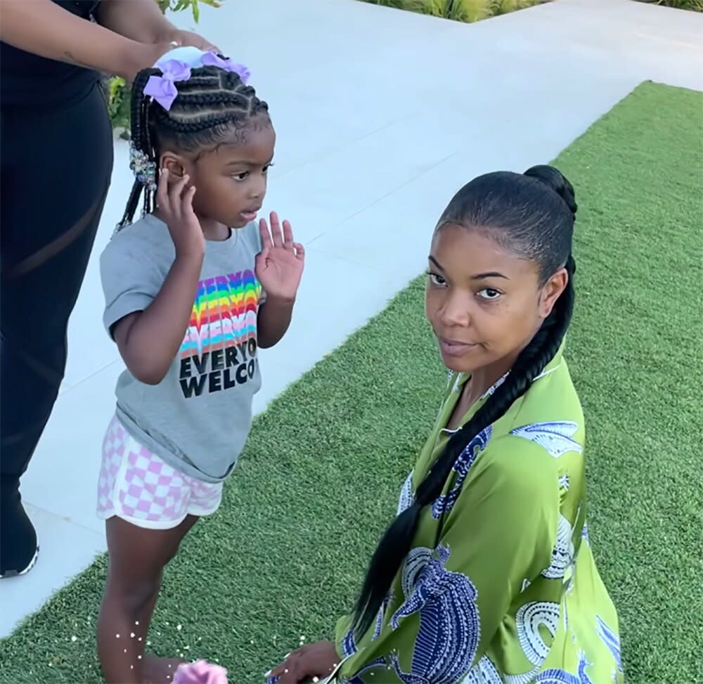 Gabrielle Union Wade and Kaavia James