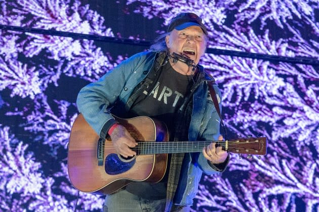 Neil Young - Credit: Gary Miller/Getty Images