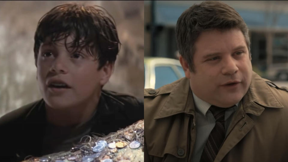 Sean Astin in The Goonies and Stranger Things