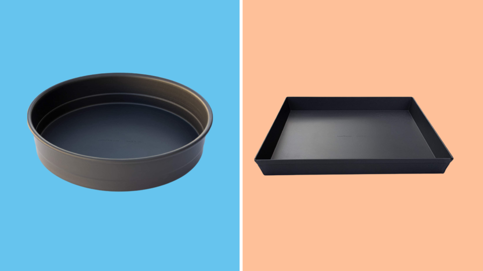 These pans are perfect for delicious, deep-dish pizzas.