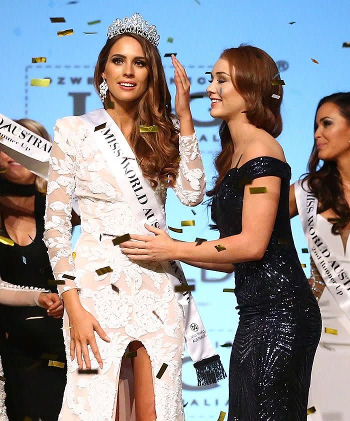 Madeleine Crowe has been named Miss World Australia for 2016. Source: Getty Images.