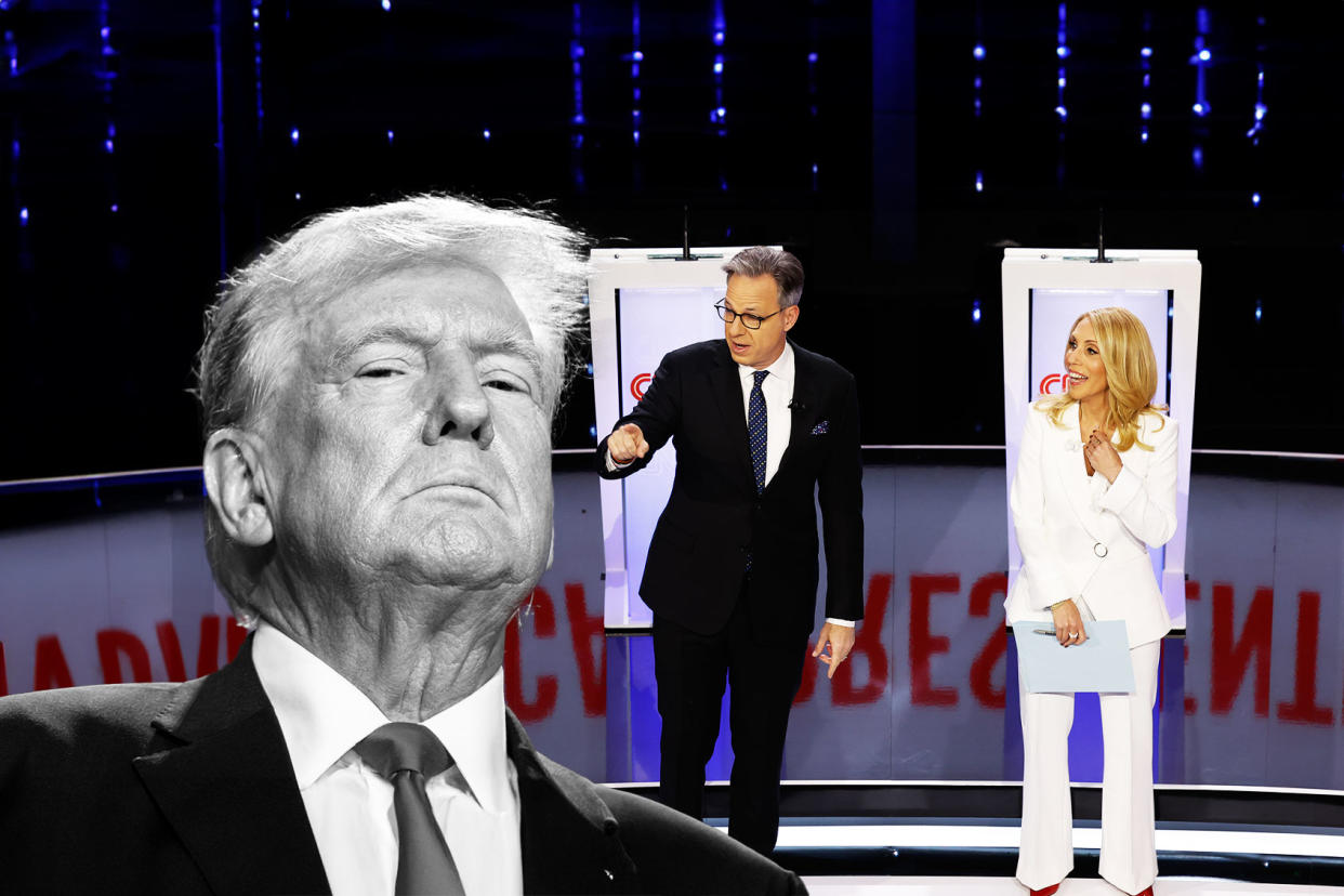 Donald Trump; Jake Tapper; Dana Bash Photo illustration by Salon/Getty Images