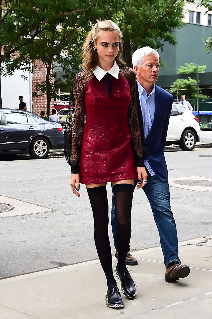 The actress looking elegant from the front. (Photo: Getty Images)