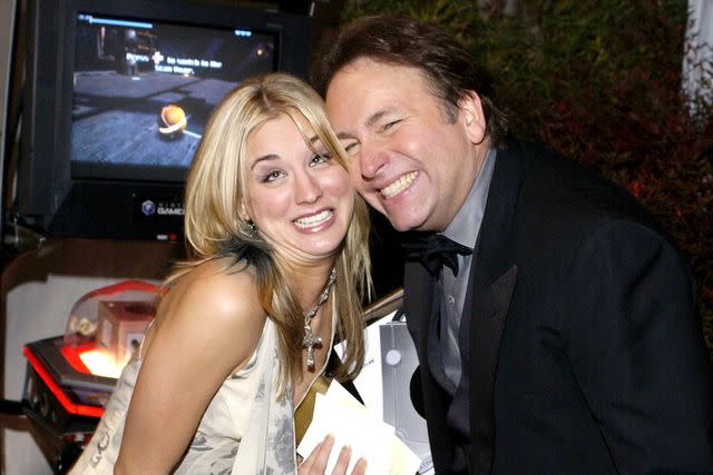 L. Cohen/WireImage Kaley Cuoco (left) and John Ritter