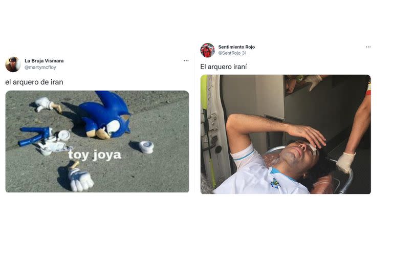 Mundial 2022: los mejores memes por el choque del arquero de Irán en el partido ante Inglaterra