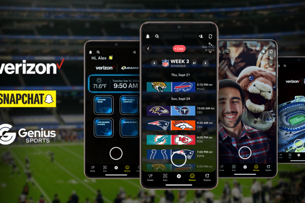 Snap, Genius Tie-up Brings Live NFL Game Data to AR Experience