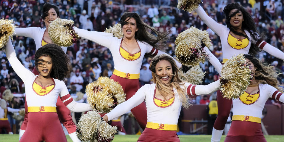 Washington Football Team Cheerleaders (Mark Tenally / AP)