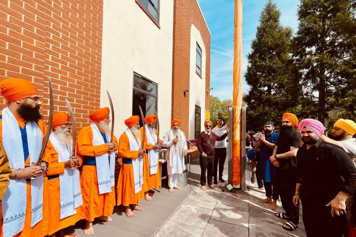 People celebrate Vaisakhi at Shri Guru Nanak Gurdwara in Swindon <i>(Image: Charanjit Sunner)</i>