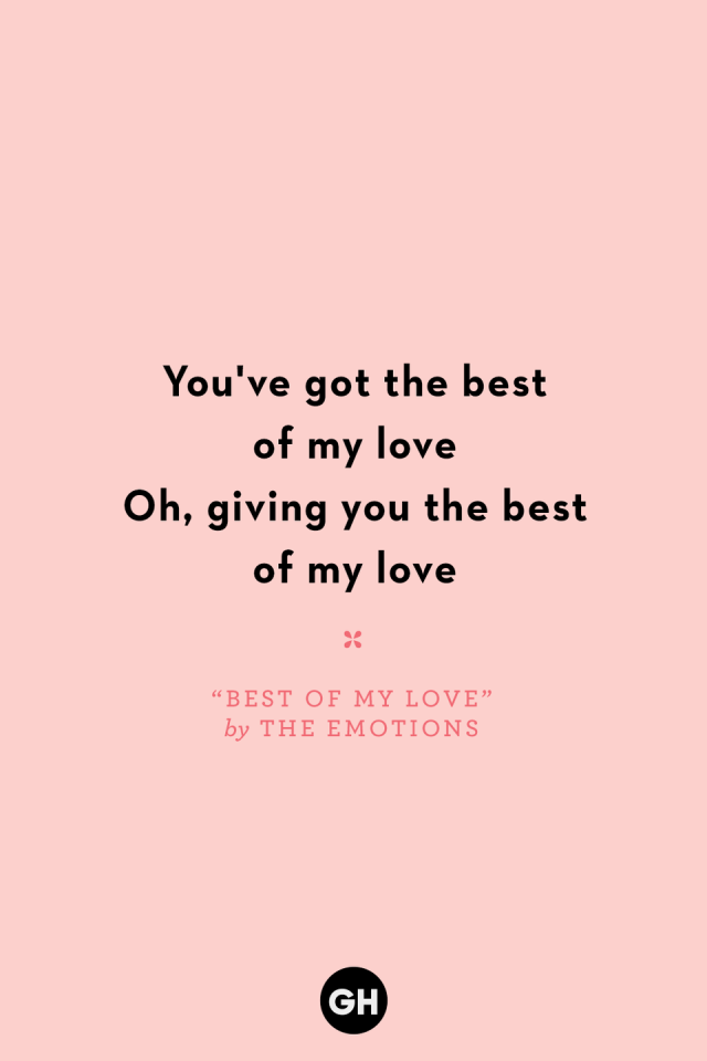 The 74 Most Romantic Love Song Lyrics and Quotes to Share With Your ...