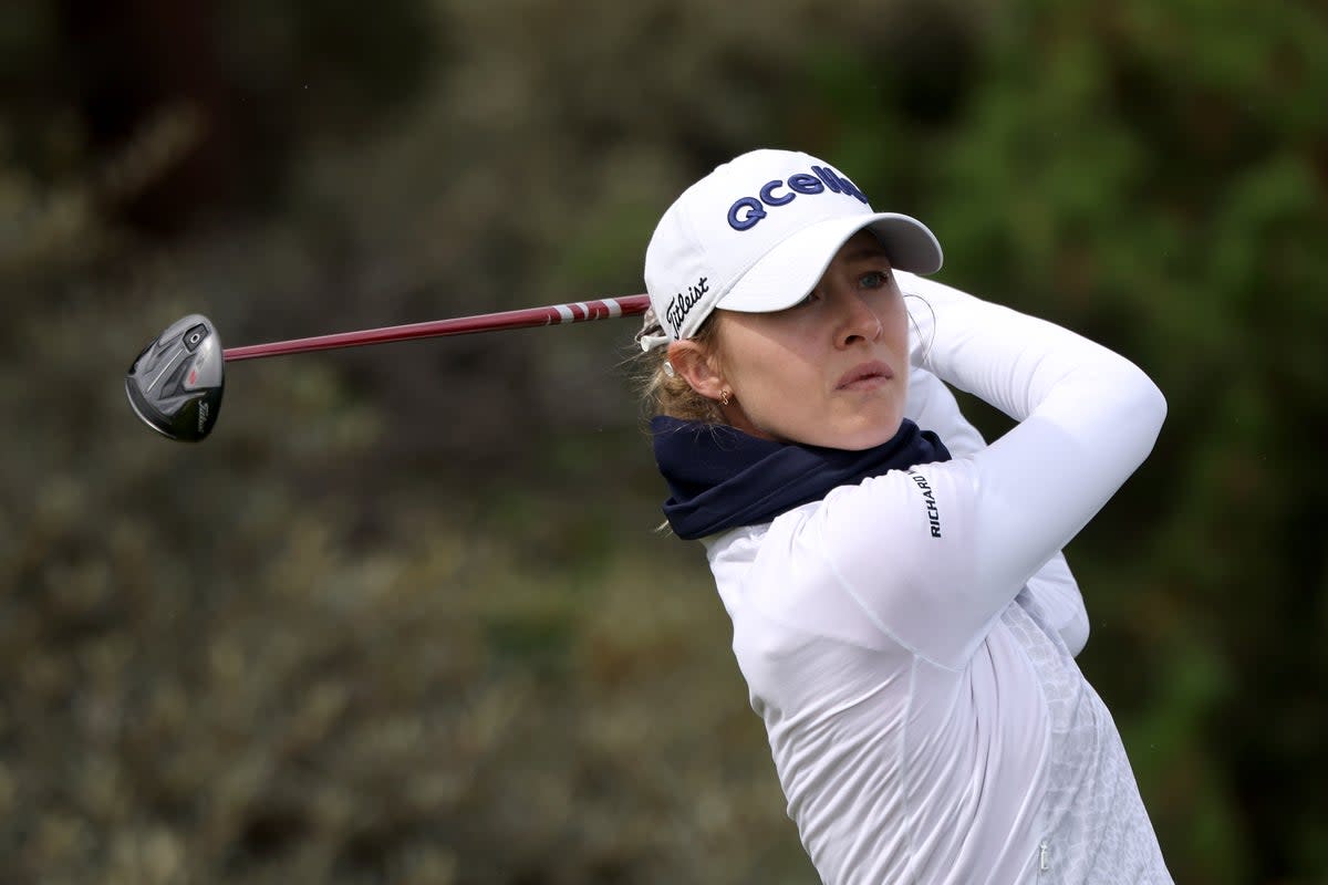 Nelly Korda during a practice round at the AIG Women’s Open at Muirfield (Getty Images)