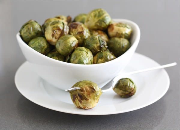 <strong>Get the <a href="http://www.twopeasandtheirpod.com/roasted-brussels-sprouts-with-balsamic-vinegar/" target="_blank">Roasted Brussels Sprouts with Balsamic Vinegar recipe</a> by Two Peas & Their Pod</strong>