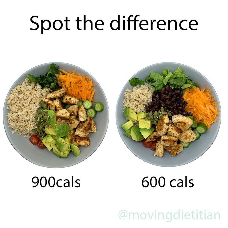 movingdietician spot the difference chicken salad