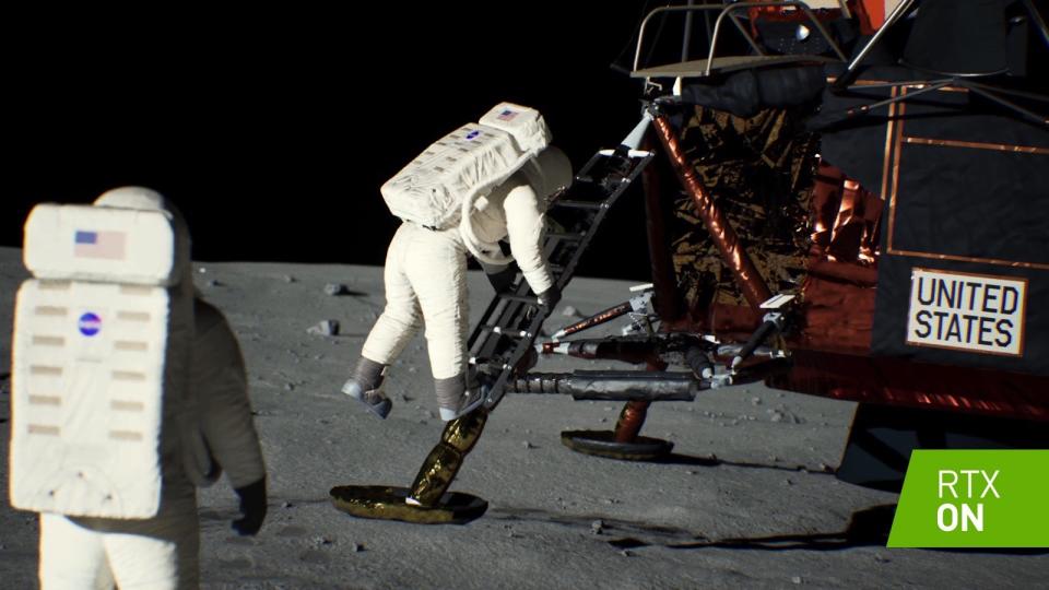 NVIDIA's Apollo 11 recreation using RTX ray tracing