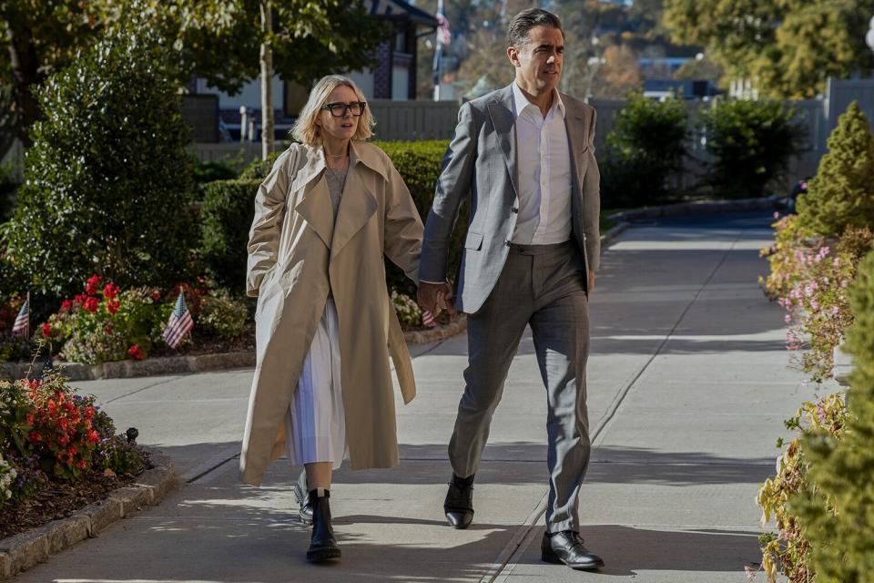 The Watcher. (L to R) Naomi Watts as Nora Brannock, Bobby Cannavale as Dean Brannock in episode 101 of The Watcher.