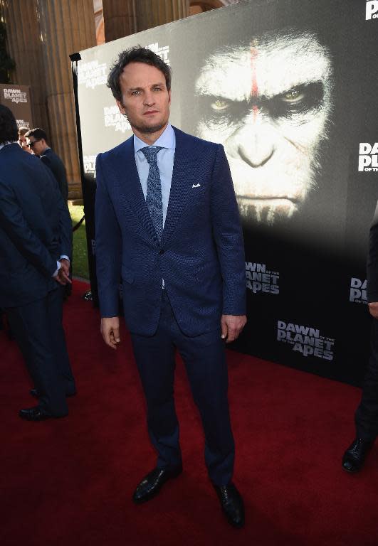 Actor Jason Clarke at the premiere of "Dawn Of The Planet Of The Apes" at Palace Of Fine Arts Theater in San Francisco on June 26, 2014