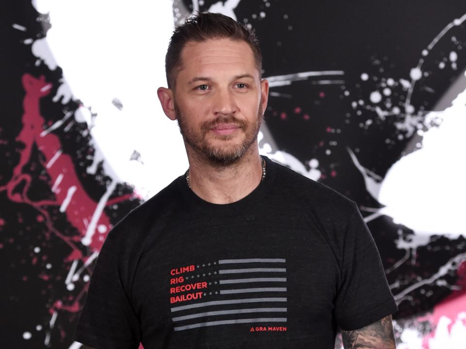 Rumoured Bond candidate Tom Hardy attending a photo call for ‘Venom’ in 2018Getty