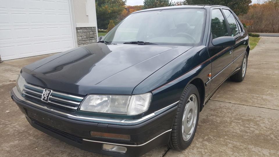 Jim Schlick's 1992 Peugeot 605 SV3.0. The 605 model was never imported into the United States, so they are very rare here.