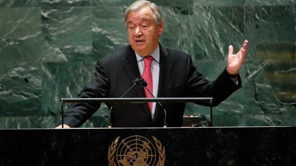 secretario general de Naciones Unidas, António Guterres