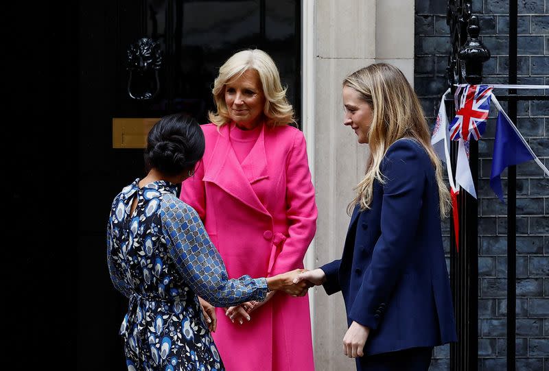 Akshata Murty meets with U.S. first lady Jill Biden, in London