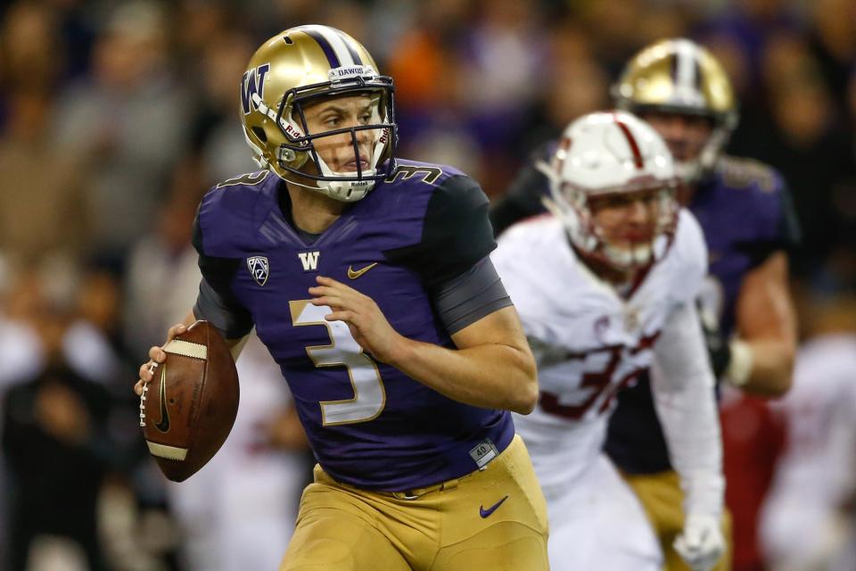 Jake Browning has completed more than 70 percent of his passes with 23 touchdowns. (Getty)