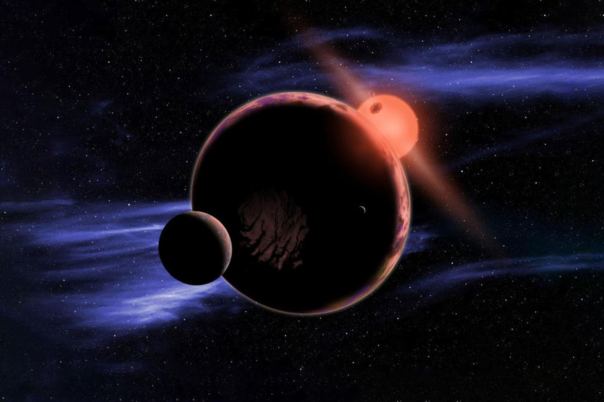 NASA Red Dwarf Planet concept NASA/D. Aguilar/Harvard-Smithsonian Center for Astrophysics