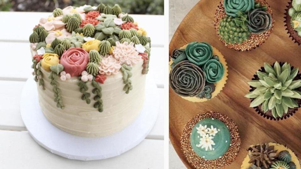 New wedding trend: 'Succulent cakes'